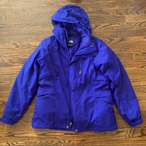 North Face Snow Jacket | Blue | Size M